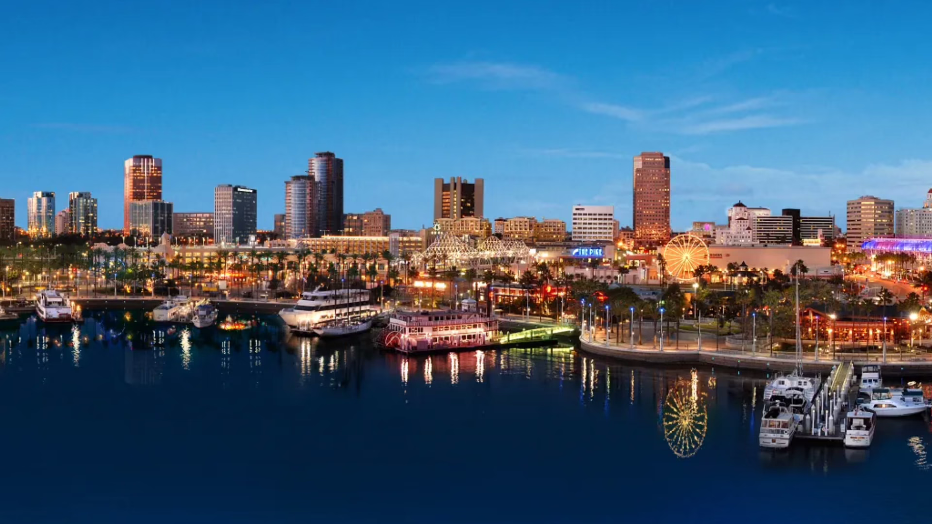 Scenic view of Long Beach, California waterfront, representing the location of Pride Detox.